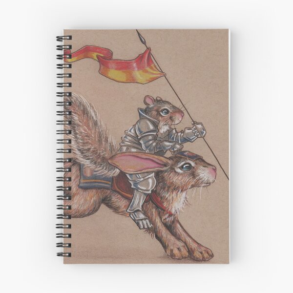 Aperçu de l'œuvre Écureuil en armure brillante avec Steed Bunny de confiance créée et vendue par justteejay.