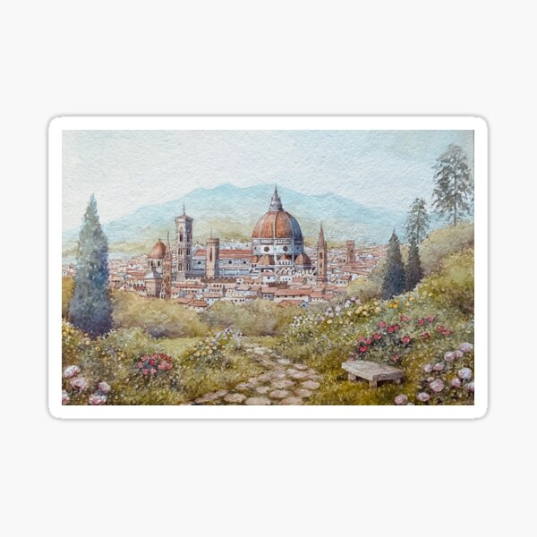 Item preview, Florence . Boboli Gardens designed and sold by Christopher Hughes.