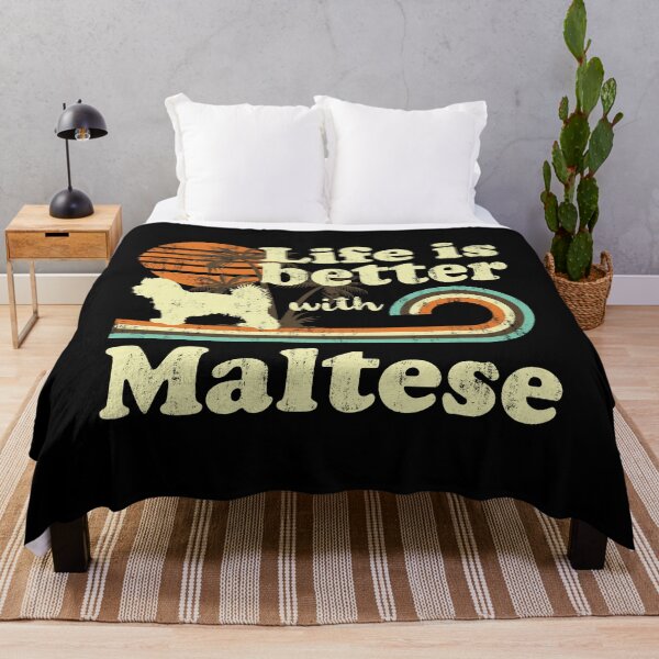 Item preview, Life is Better with Maltese Vintage designed and sold by rafaeltto.