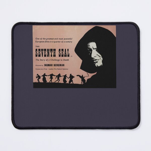 Item preview, Passion Director Movie Addiction The Seventh Seal Ingmar Bergman Retro Wave designed and sold by AlejandraDaNort.