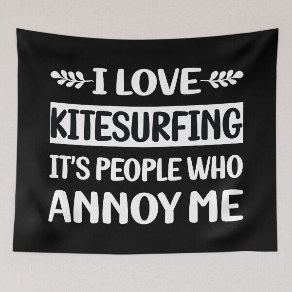 Item preview, People Annoy Me Kitesurfing Kitesurf Kitesurfer designed and sold by revieroklagmano.