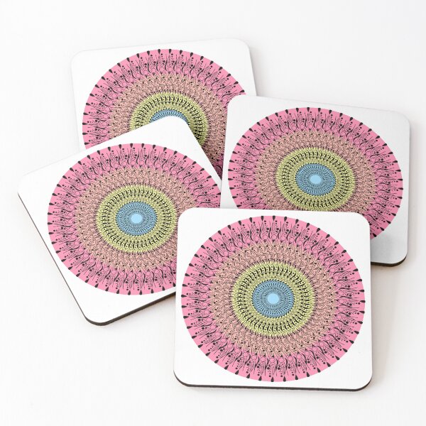 Item preview, Patrón de simetría circular - Colores pastel designed and sold by Disparate Thoughts.