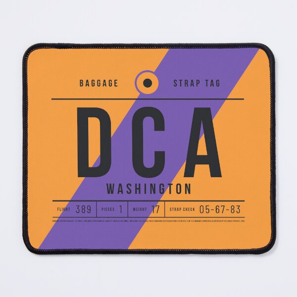 Item preview, Luggage Tag E - DCA Washington USA designed and sold by VoodooCircus.