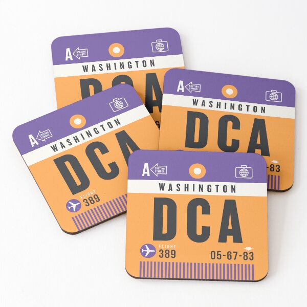 Item preview, Luggage Tag A - DCA Washington USA designed and sold by VoodooCircus.