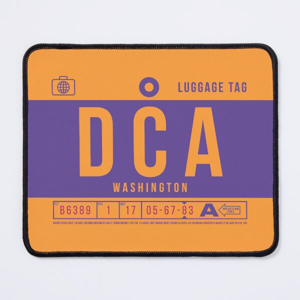Item preview, Luggage Tag B - DCA Washington USA designed and sold by VoodooCircus.