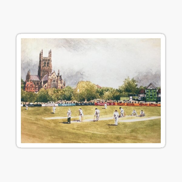 Item preview, Worcester Cathedral and Cricket Ground designed and sold by Christopher Hughes.