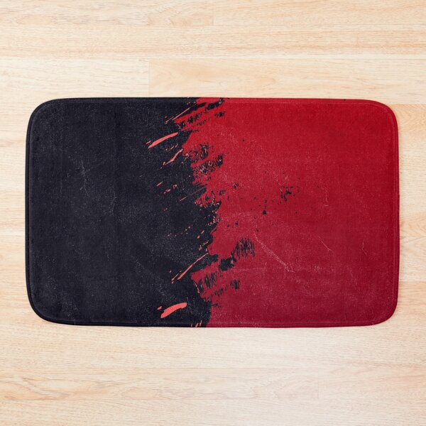 Item preview, Red and Black brush stroke abstract art designed and sold by Fus-art94.
