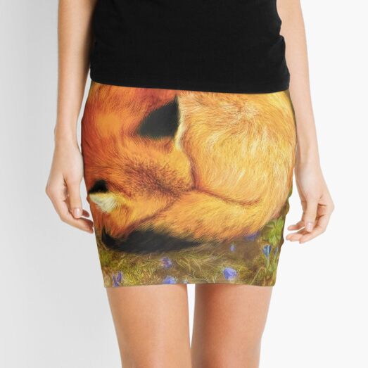 The Cozy Fox Mini Skirt