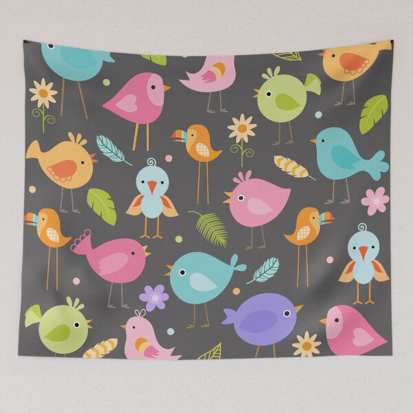 Item preview, Birds - Gray designed and sold by PeppermintCreek.