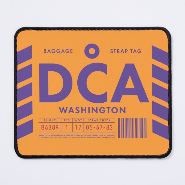 Item preview, Luggage Tag D - DCA Washington USA designed and sold by VoodooCircus.