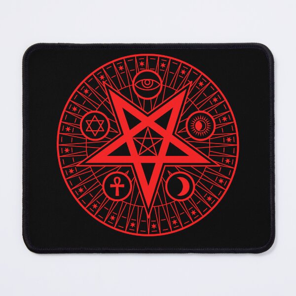 Item preview, Upsidedown pentagram, occult symbols  designed and sold by Disturbed-Mind.