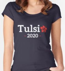 Tulsi Gabbard for President of the United States 2020 Fitted Scoop T-Shirt