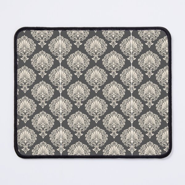 Item preview, Gray and white flower vintage pattern designed and sold by Fus-art94.
