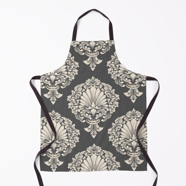Item preview, Gray and white flower vintage pattern designed and sold by Fus-art94.