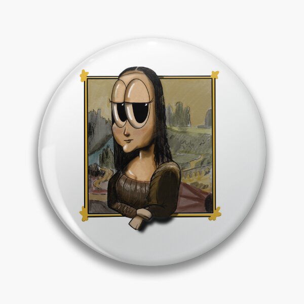 Aperçu de l'œuvre Monalisa mignonne créée et vendue par Rkartist97.