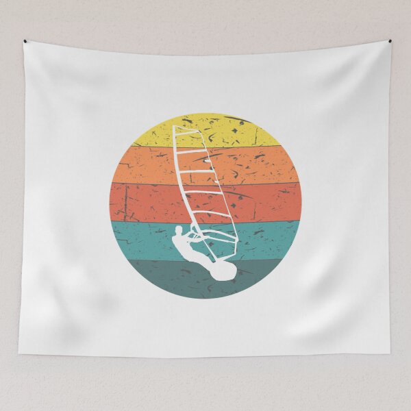 Item preview, Vintage Retro Windsurfer Funny Gifts designed and sold by rachidhaz.
