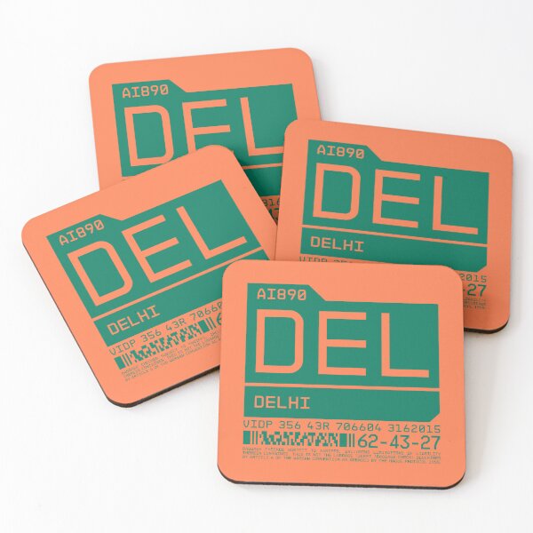 Item preview, Luggage Tag C - DEL Delhi India designed and sold by VoodooCircus.