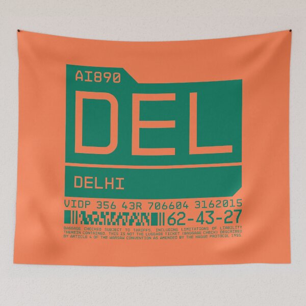Item preview, Luggage Tag C - DEL Delhi India designed and sold by VoodooCircus.