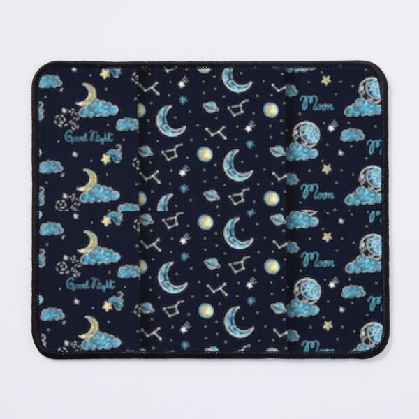 Item preview, Cute moon and stars seamless pattern designed and sold by BEAUTY ⭐⭐⭐⭐⭐.