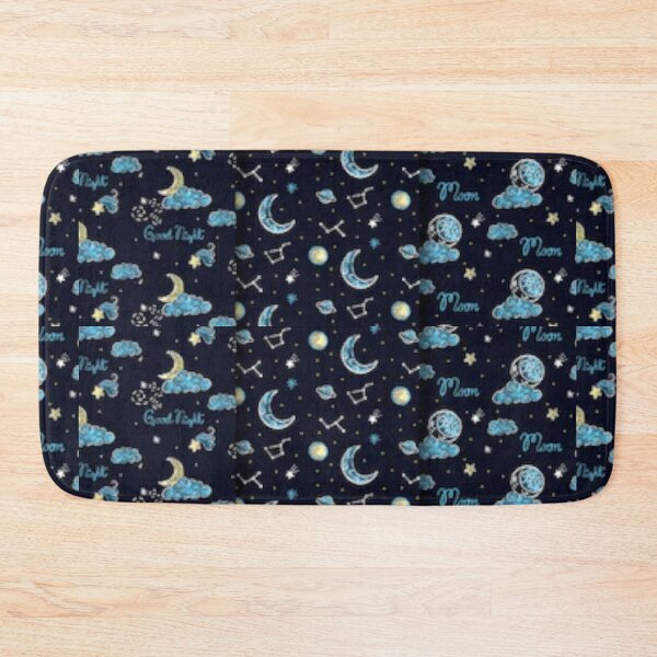Item preview, Cute moon and stars seamless pattern designed and sold by BEAUTY ⭐⭐⭐⭐⭐.