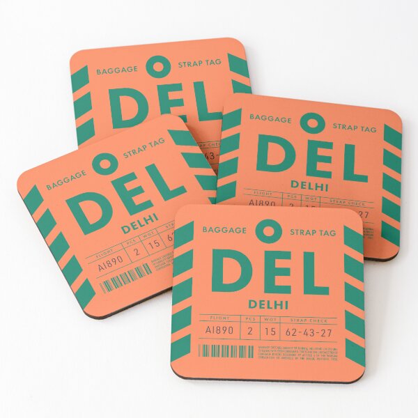Item preview, Baggage Tag D - DEL Delhi India designed and sold by VoodooCircus.
