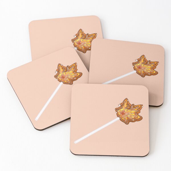 Item preview, Maple Leaf Lollipop Glass Aesthetic Art designed and sold by NLDStudios.