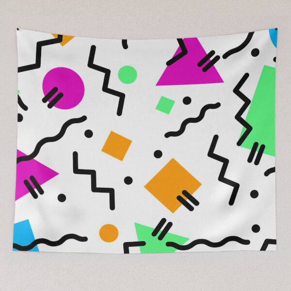 Item preview, Memphis Style Geometric designed and sold by TotallyRetroArt.
