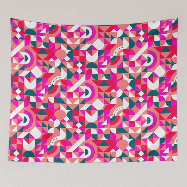 Item preview, geometric colorful patterns conceptual Art - Abstract Neo Geo graphic design designed and sold by Design Repo.