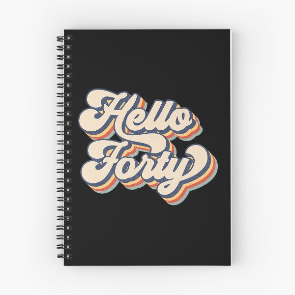 Item preview, RETRO VINTAGE HELLO FORTY 40 YEARS OLD GIRL 40TH BIRTHDAY designed and sold by sobriowslen.