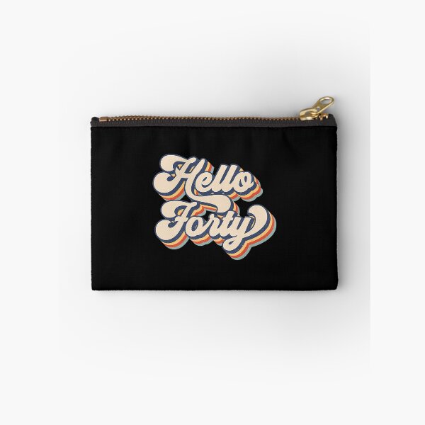 Item preview, RETRO VINTAGE HELLO FORTY 40 YEARS OLD GIRL 40TH BIRTHDAY designed and sold by sobriowslen.