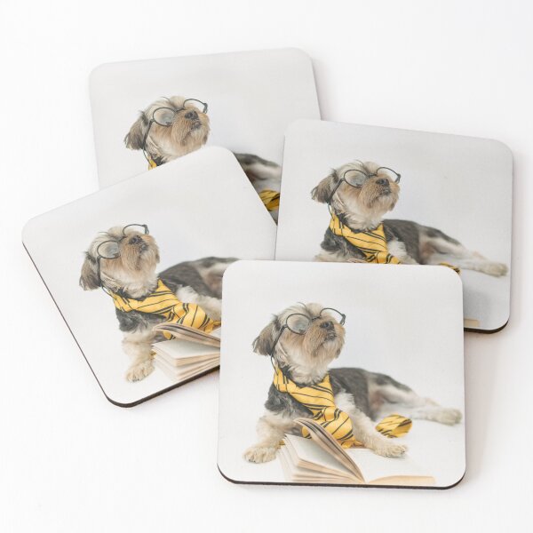 Item preview, Chien mangeant une pizza designed and sold by Adjato  Design.