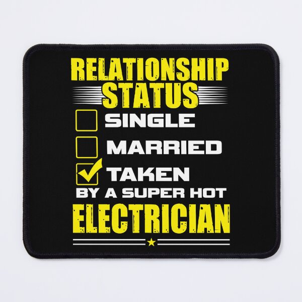 Item preview, Funny His and Her Gift Idea Electrician Relationship Status designed and sold by haselshirt.