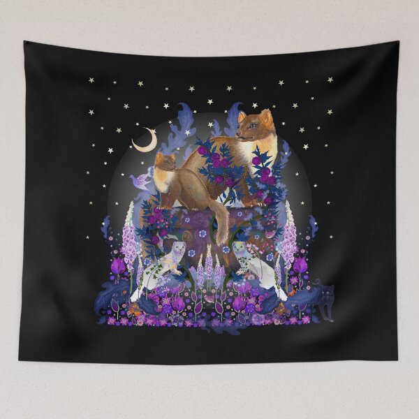 Item preview, Pine Martens and White Stoats designed and sold by nocturne-design.