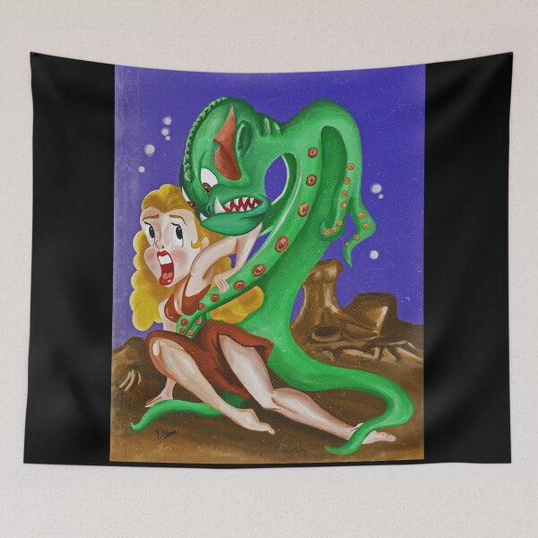 Item preview, Science Fiction Pulp Damsel designed and sold by cartoonpinups.