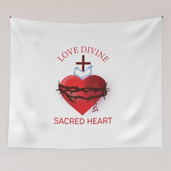 Item preview, Love Divine Sacred Heart designed and sold by beefrancky.