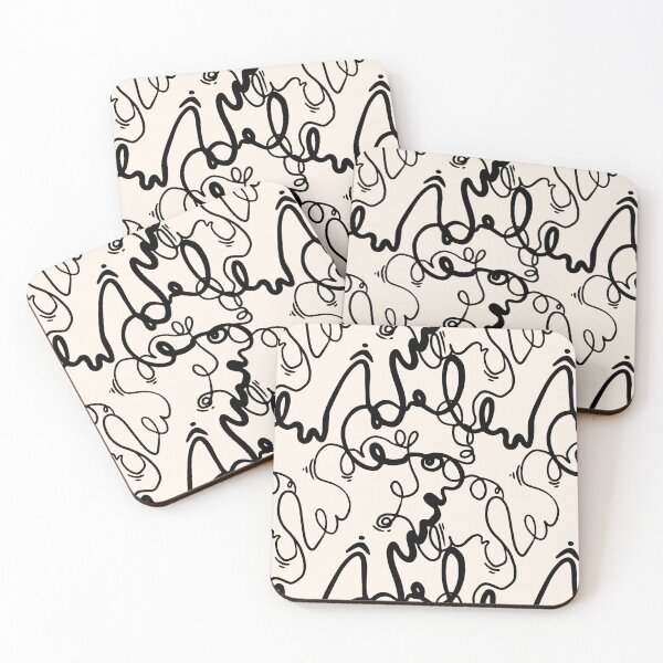 Item preview, Doodle wave lines  designed and sold by Milatoo.