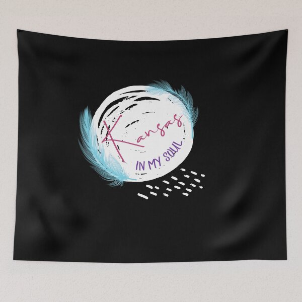 Artikelvorschau, KANSAS IN MY SOUL FEATHER LOVE KS UREINWOHNER entworfen und verkauft von sobriowslen.