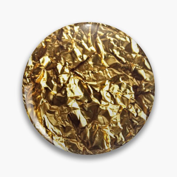 Item preview, Crumpled Metallic Golden Foil Texture designed and sold by worldways.