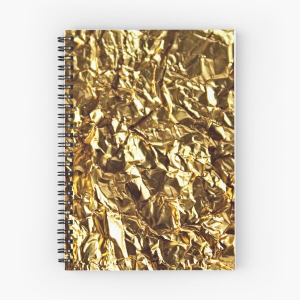 Item preview, Crumpled Metallic Golden Foil Texture designed and sold by worldways.