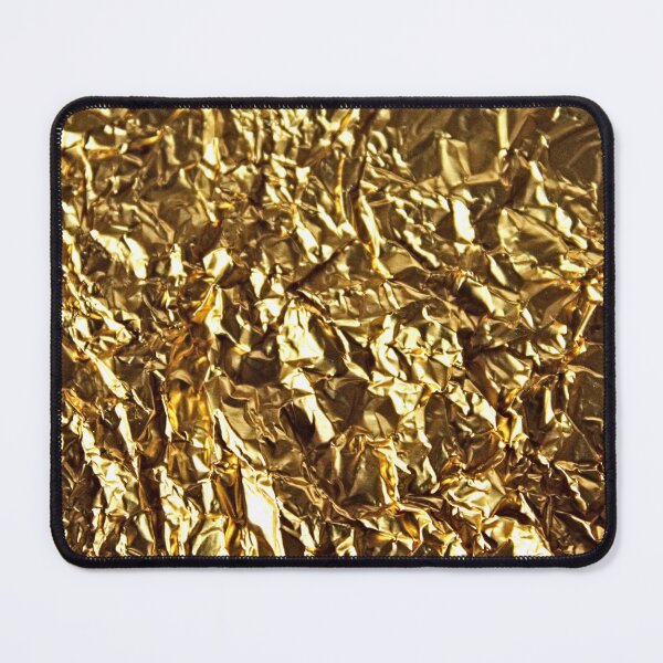 Item preview, Crumpled Metallic Golden Foil Texture designed and sold by worldways.