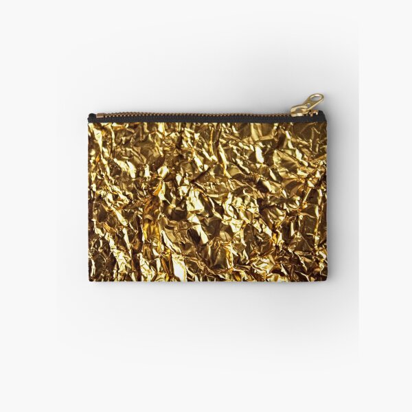 Item preview, Crumpled Metallic Golden Foil Texture designed and sold by worldways.