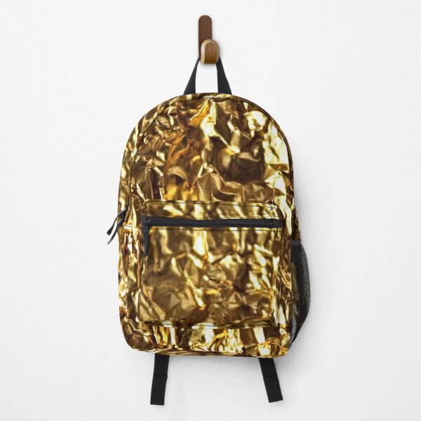 Item preview, Crumpled Metallic Golden Foil Texture designed and sold by worldways.