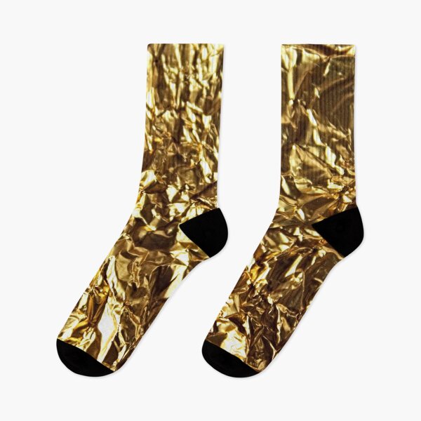 Item preview, Crumpled Metallic Golden Foil Texture designed and sold by worldways.