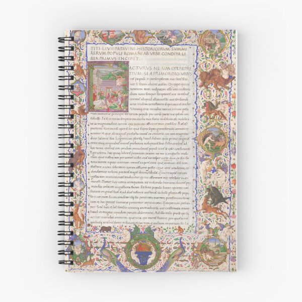 Item preview, Titus Livius, or Livy, History of Rome (Ab urbe condita) - Medieval Renaissance Manuscript Old Book designed and sold by Vintage-TM.