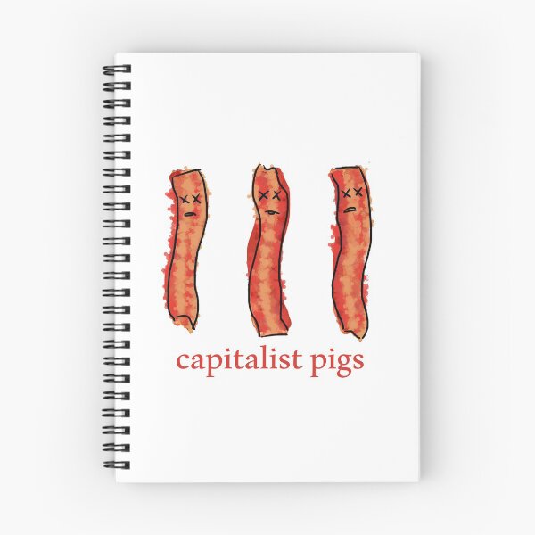 Artikelvorschau, Kapitalistische Schweine Entzückende Cartoon Bacon Strips entworfen und verkauft von pommunist.