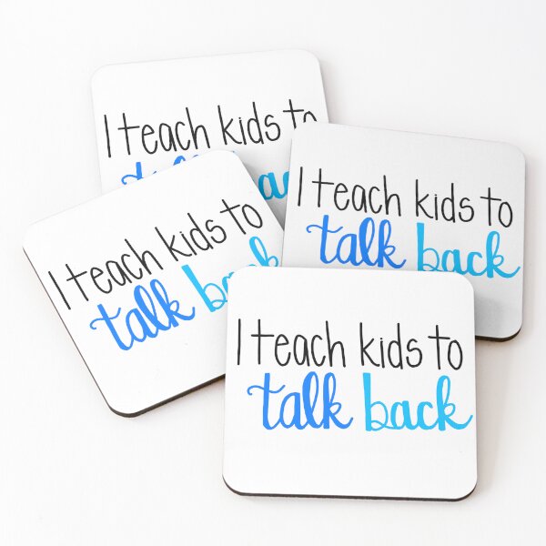 Item preview, I teach kids to talk back designed and sold by Kaireew.