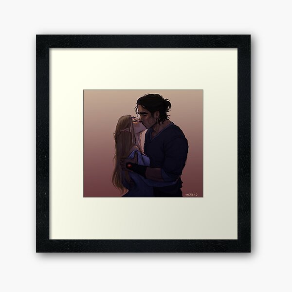 Nesta and Cassian Framed Art Print