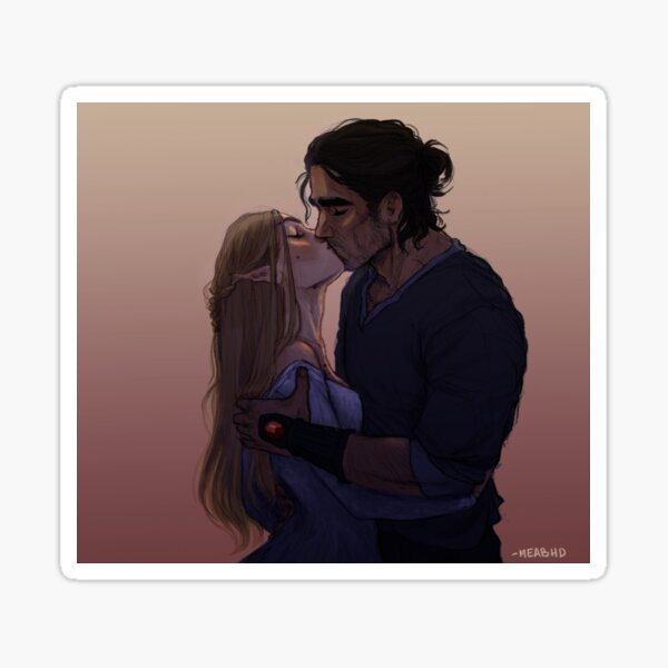 Nesta and Cassian Sticker
