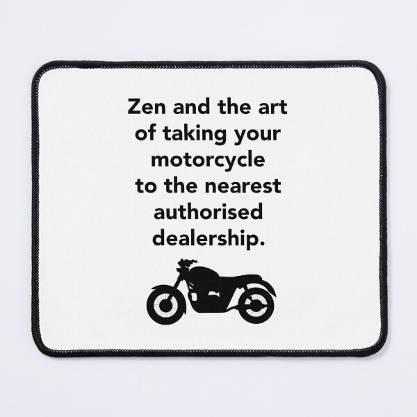 Item preview, Zen Dealership (Humour with British spelling) designed and sold by RudePlanet.