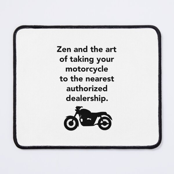 Item preview, Zen Dealership (Humour with North American spelling) designed and sold by RudePlanet.